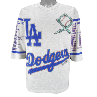 MLB (Long Gone) - Los Angeles Dodgers First World Champions T-Shirt 1990s Large