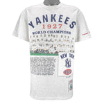 MLB (Long Gone) - New York Yankees 1927 World Champs T-Shirt 1993 Medium