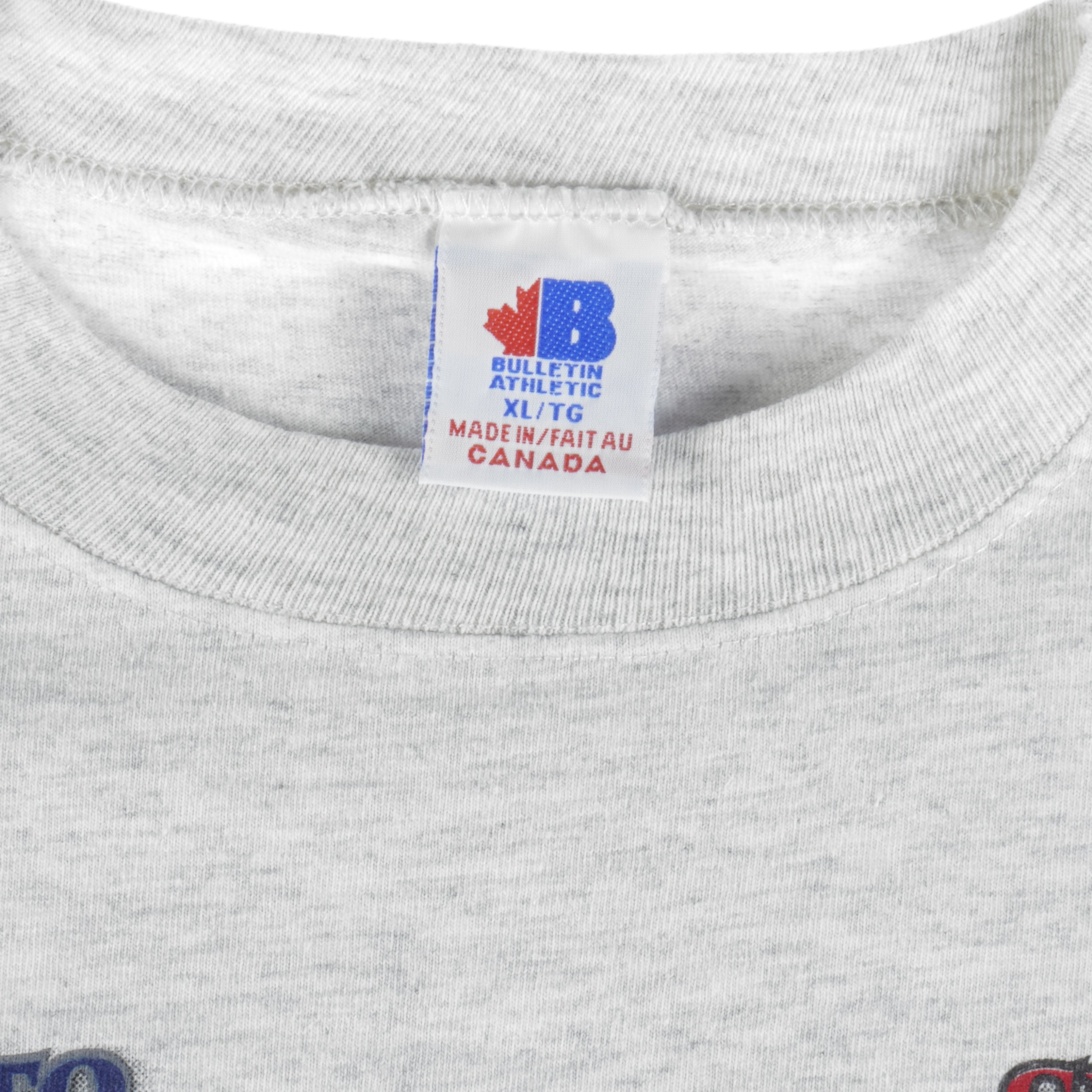 NHL (Bulletin Athletic) - Toronto Maple Leafs VS Chicago Blackhawks T-Shirt 1999 X-Large Vintage Retro Hockey