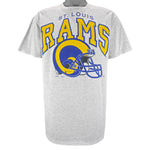 NFL (Russell Athletic) - St. Louis Rams Helmet T-Shirt 1990s X-Large
