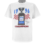 NASCAR (Gildan) - Randy LaJoie Bush Beer Series Champion T-Shirt 1996 Medium