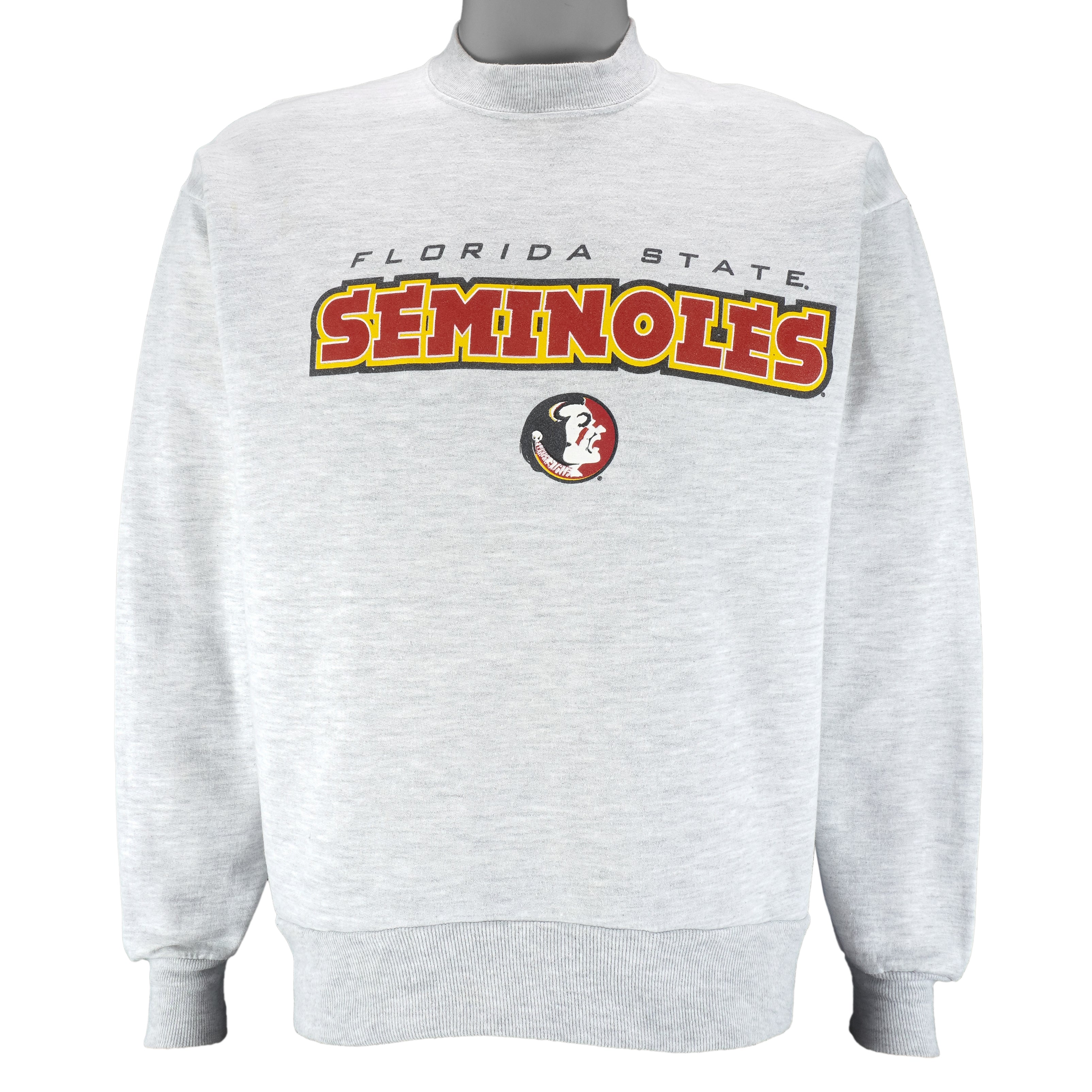 NCAA - Florida State Seminoles Crew Neck Sweatshirt 1990s Medium Vintage Retro College
