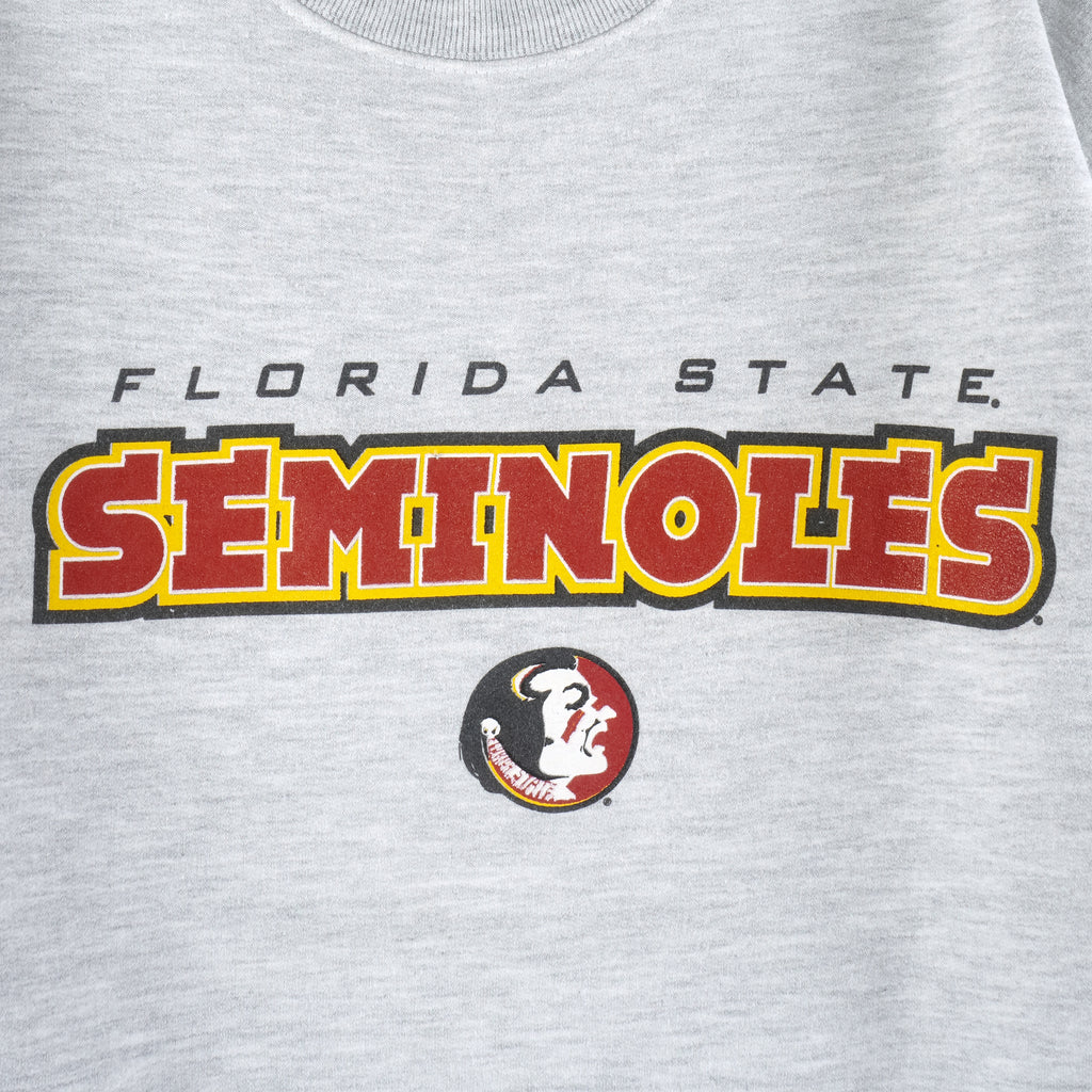 NCAA - Florida State Seminoles Crew Neck Sweatshirt 1990s Medium Vintage Retro College