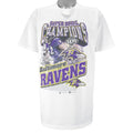 NFL (All Sport) - Baltimore Ravens Super Bowl Champs 25th Deadstock T-Shirt 2001 X-Large Vintage Retro Football