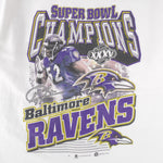 NFL (All Sport) - Baltimore Ravens Super Bowl Champs 25th Deadstock T-Shirt 2001 X-Large Vintage Retro Football