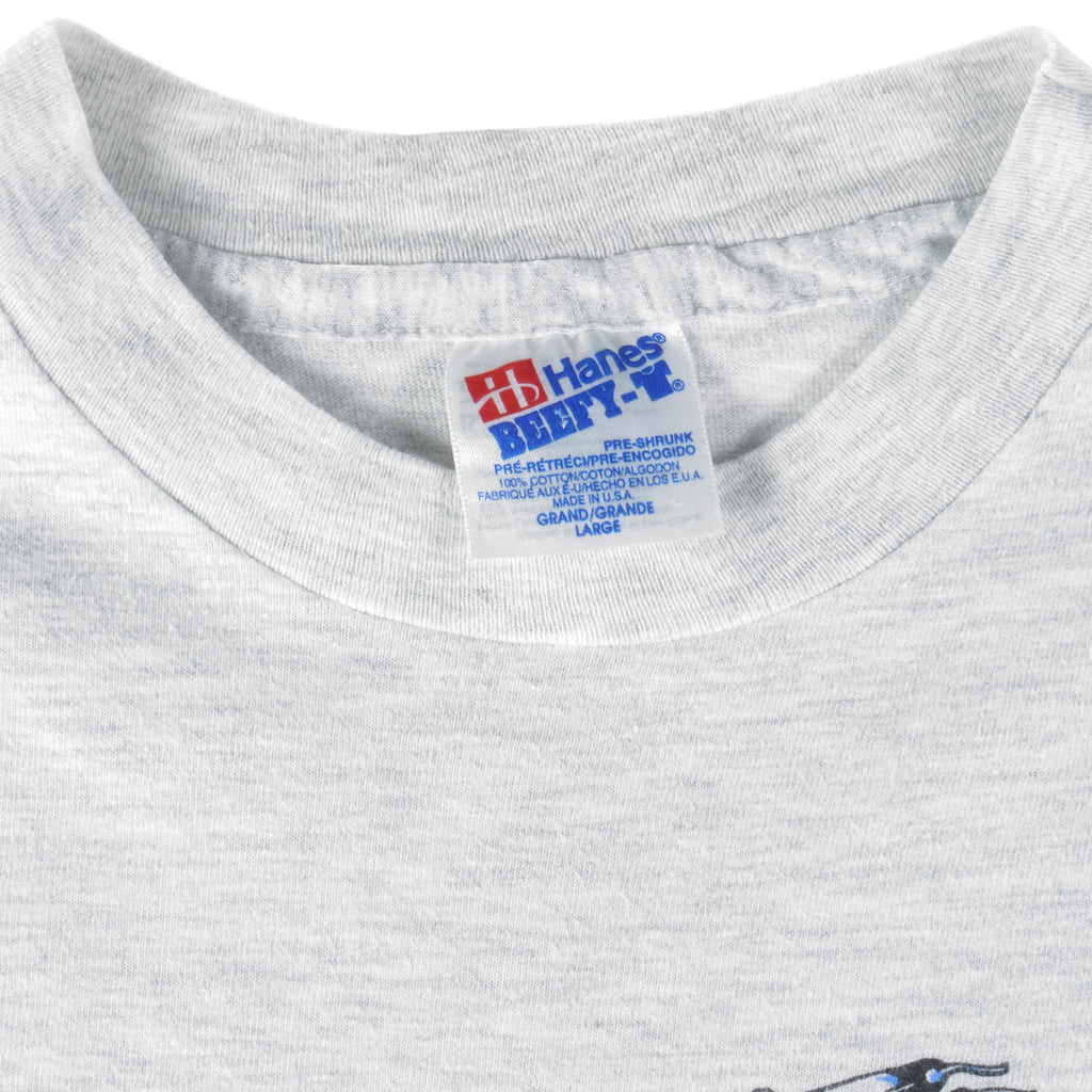 Vintage (Hanes) - Calgary Alberta Single Stitch T-Shirt 1990s Large Vintage Retro