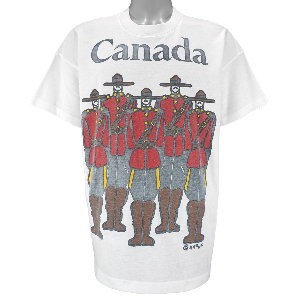 Vintage (Tuktu) - Royal Canadian Mountain Police T-Shirt 1990s X-Large Vintage Retro