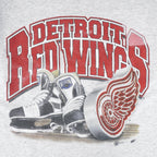 NHL (Tultex) - Detroit Red Wings Big Logo T-Shirt 1990s X-Large Vintage Retro Hockey