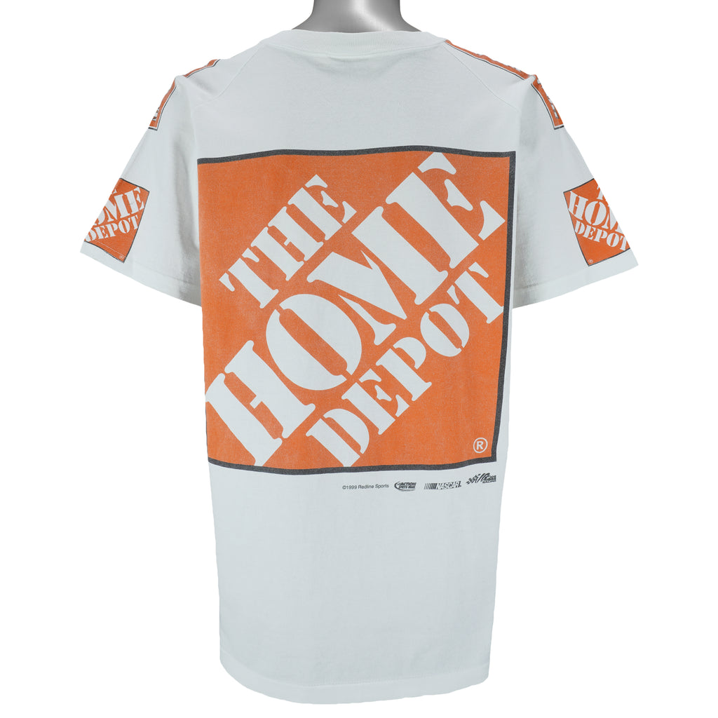 NASCAR (Chase) - Tony Stewart The Home Depot T-Shirt 1999 Large Vintage Retro