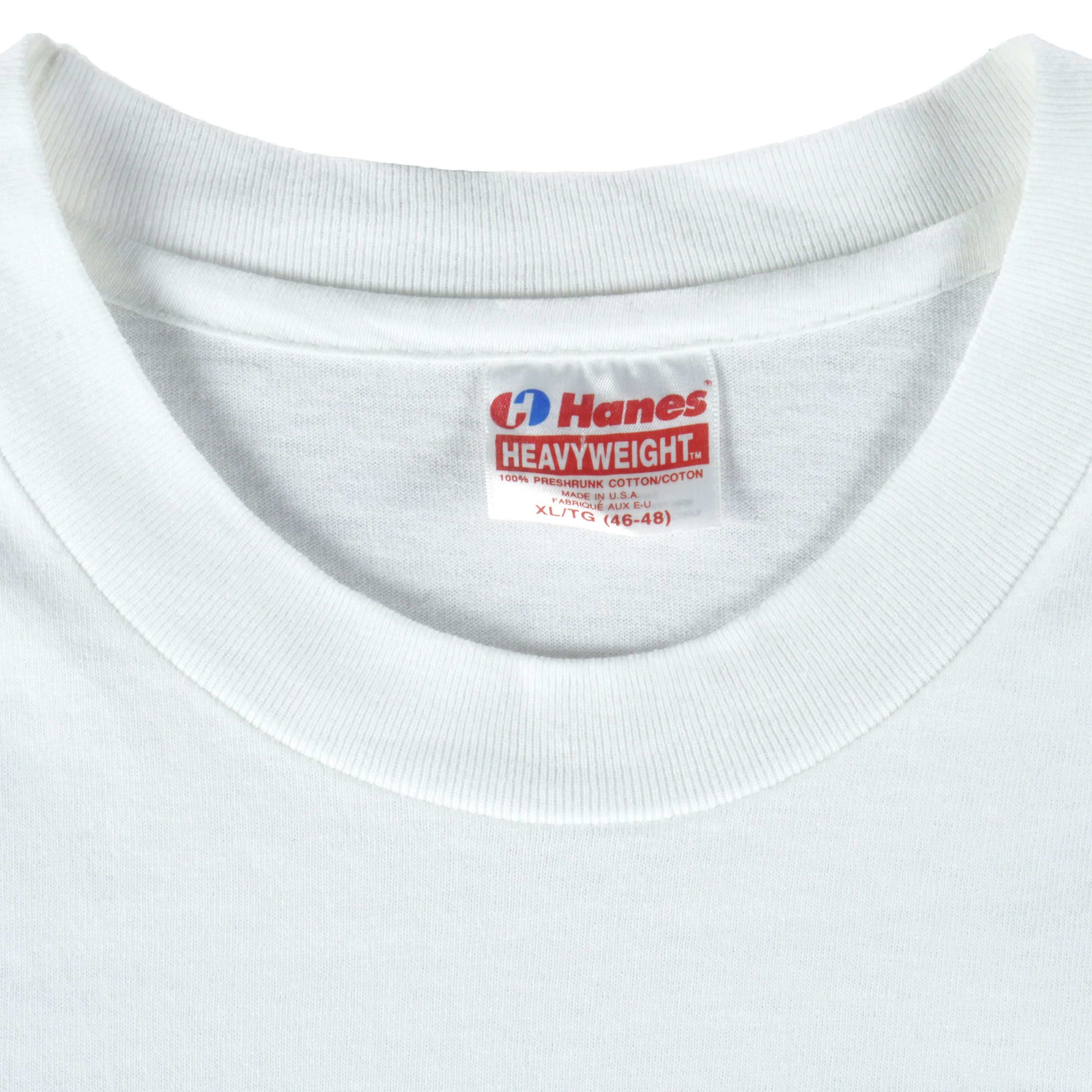 NBA (Hanes) - Bulls VS Trailblazers Final World Champions T-Shirt 1992 X-Large Vintage Retro Basketball