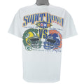 NFL - Packers VS Broncos Super Bowl XXXII Deadstock T-Shirt 1998 X-Large Vintage Retro Football