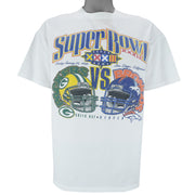 NFL - Packers VS Broncos Super Bowl XXXII Deadstock T-Shirt 1998 X-Large Vintage Retro Football