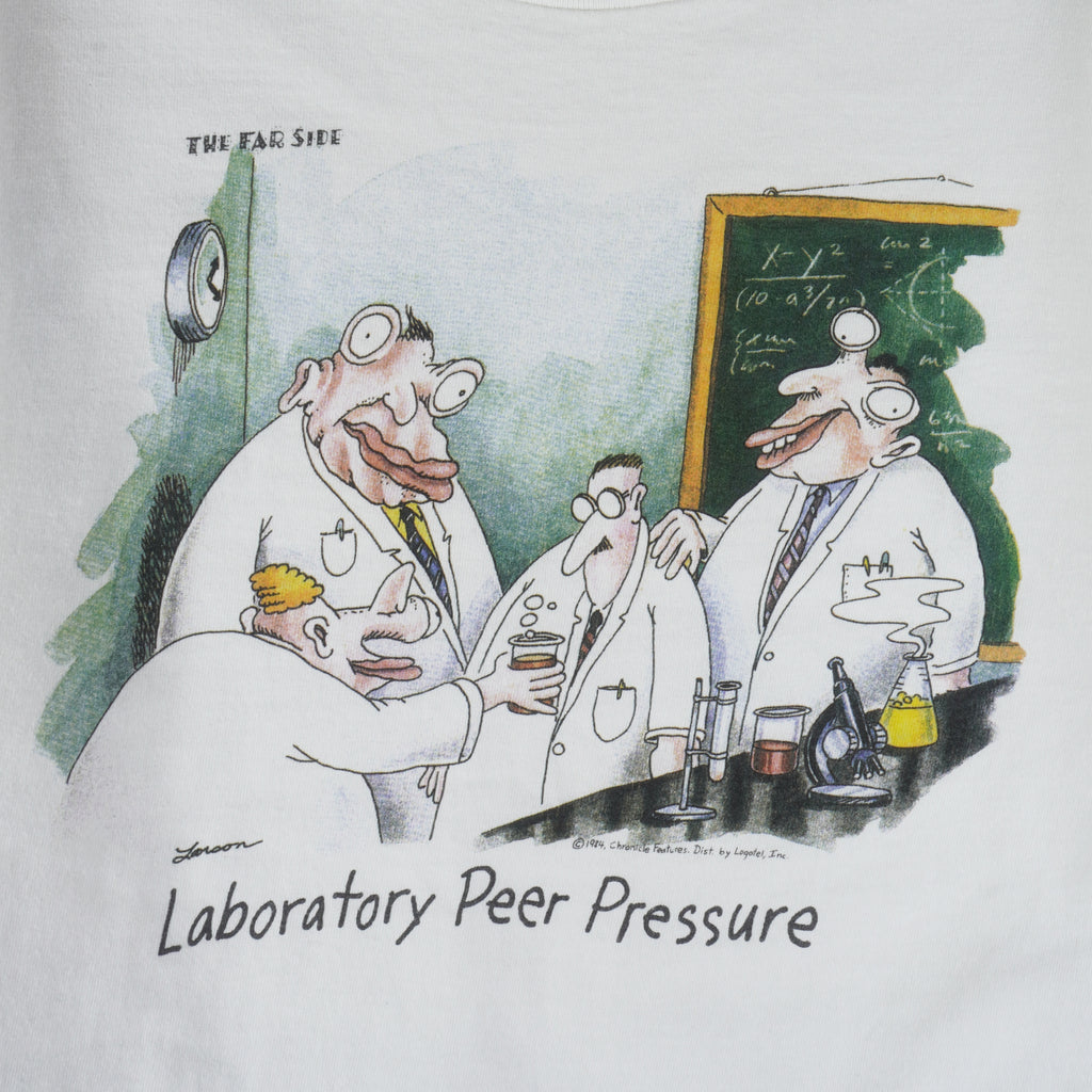 Vintage (The Far Side) - Laboratory Peer Pressure T-Shirt 1984 Large Vintage Retro