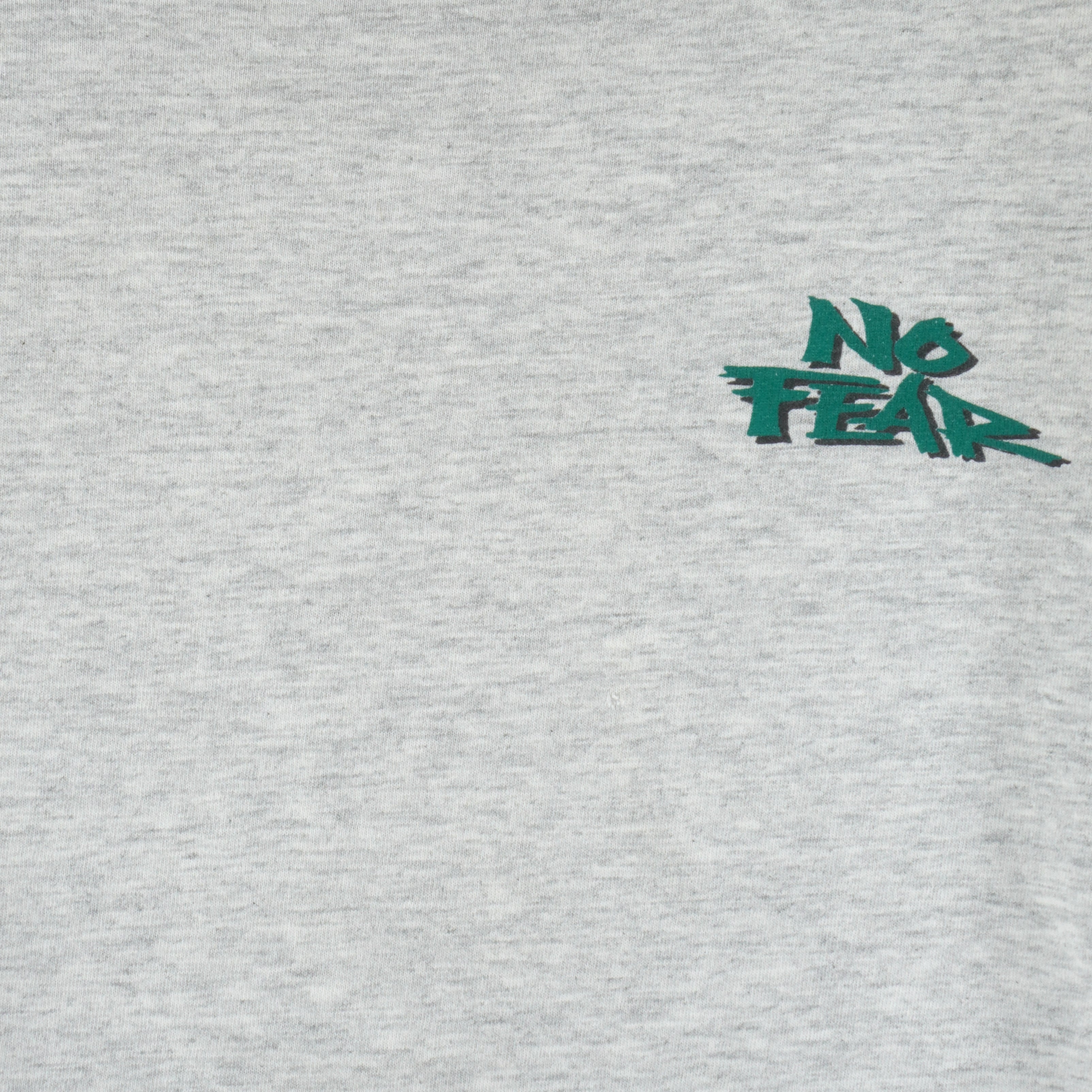 Vintage (No Fear) - If You Are Not Living On The Edge T-Shirt 1990s Medium Vintage Retro