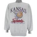 NCAA (Gear) - Kansas State Jayhawks Basketball Sweatshirt 1990s Medium Vintage Retro basketball College