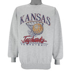 NCAA (Gear) - Kansas State Jayhawks Basketball Sweatshirt 1990s Medium Vintage Retro basketball College