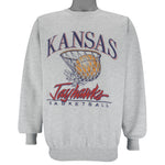 NCAA (Gear) - Kansas State Jayhawks Basketball Sweatshirt 1990s Medium