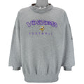 Reebok - Minnesota Vikings Embroiodered Crew Neck Sweatshirt 1990s X-Large Vintage REtro Football