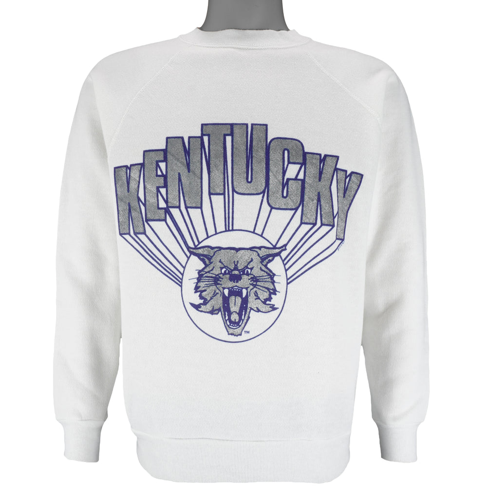 NCAA (Wolf) - Kentucky Wildcats Crew Neck Sweatshirt 1990s Medium Vintage Retro Football College