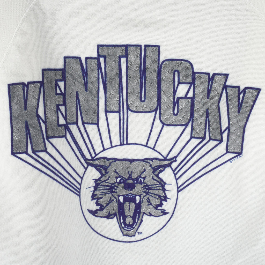 NCAA (Wolf) - Kentucky Wildcats Crew Neck Sweatshirt 1990s Medium Vintage Retro Football College