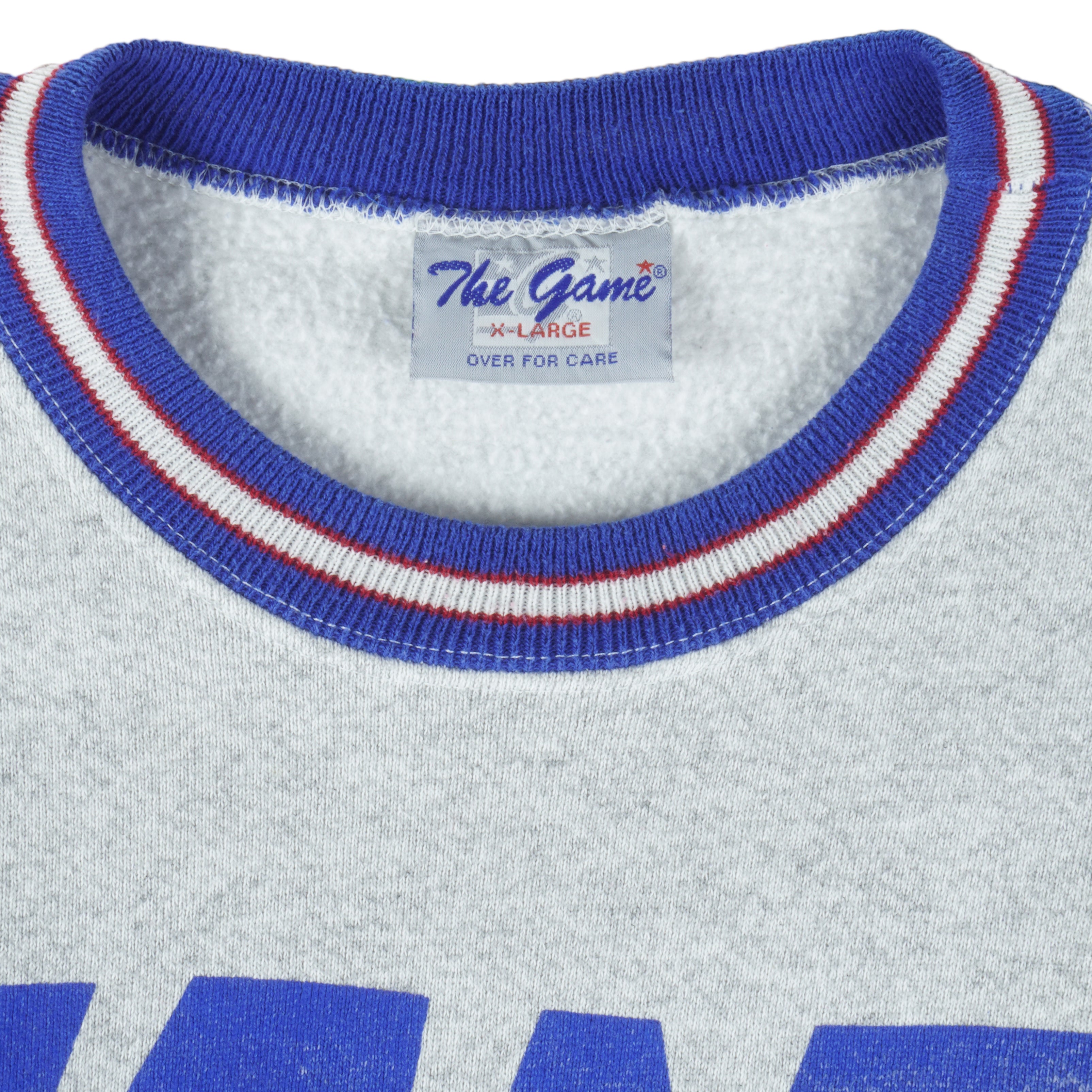 NFL (The Game) - New York Giants Crew Neck Sweatshirt 1990s X-Large Vintage Retro Football