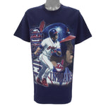MLB (Pro Player) -  Cleveland Indians David Justice MVP T-Shirt 1997 Large
