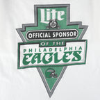 NFL (Caribbean) - Lite Sponsor Of The Eagles T-Shirt 1990s X-Large