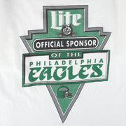 NFL (Caribbean) - Lite Sponsor Of The Eagles T-Shirt 1990s X-Large