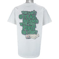 Vintage (No Fear) - You Can't Steal Second With Your Foot On First T-Shirt 1990s Large