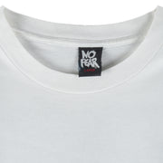 1990s Vintage No Fear You Can't Steal Second With Your Foot On First T-Shirt. White in color, fits large size and is in excellent condition.