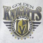 NHL (Tubular) - Golden Knights Hockey Single Stitch T-Shirt 1990s XX-Large