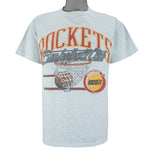 NBA (Logo 7) - Houston Rockets Basketball Club T-Shirt 1990 Medium