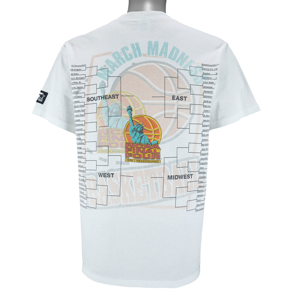 Starter (NCAA) - March Madness Basketball Final Four T-Shirt 1996 Medium Vintage Retro Basketball College