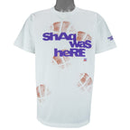 Reebok - Shaquille Neal Was Here Pepsi T-Shirt 1990s Large Vintage Retro Basketball