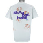 Reebok - Shaquille Neal Was Here Pepsi T-Shirt 1990s Large Vintage Retro Basketball
