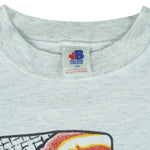 NHL (Bulletin Athletic)  - Calgary Flames X Mask T-Shirt 1991 Large Vintage Retro Hockey
