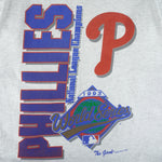 MLB (The Game) - Philadelphia Phillies World Series T-Shirt 1993 Medium Vintage Retro Baseball