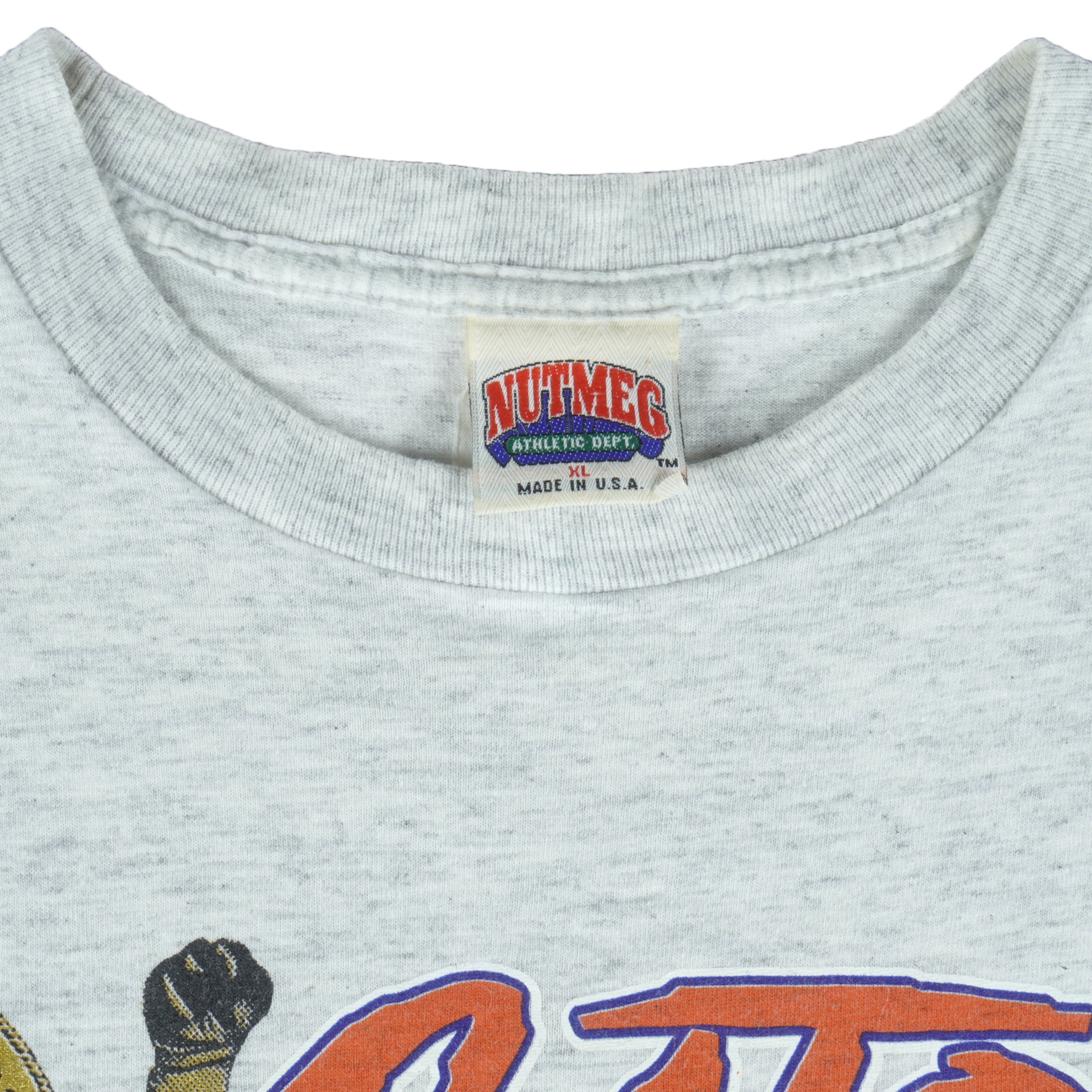 NCAA (Nutmeg) - Florida Gators Stadium Map T-Shirt 1990s Large Vintage Retro Football College