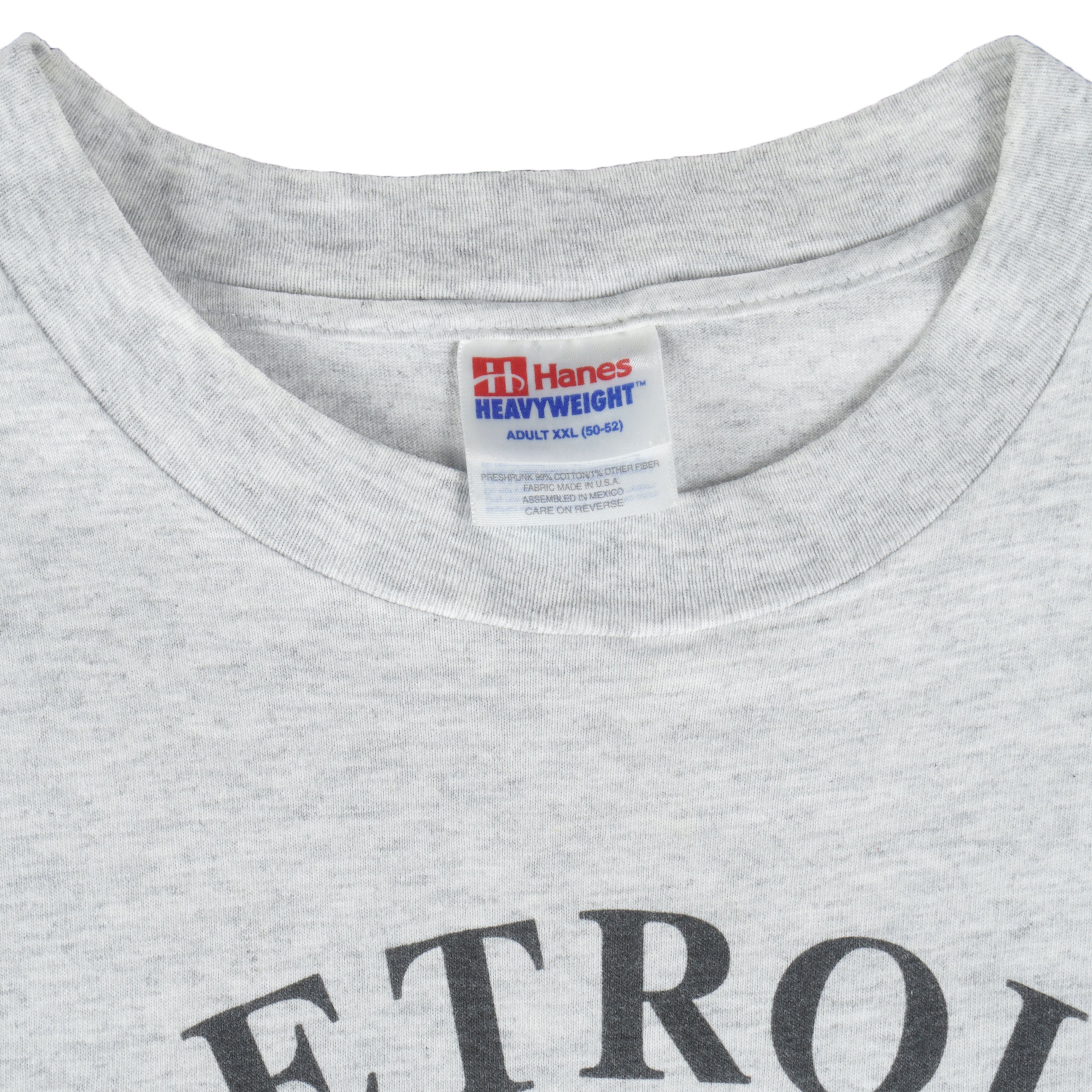 NBA (Hanes) - Detroit Pistons T-Shirt 1990s XX-Large Vintage Retro Basketball