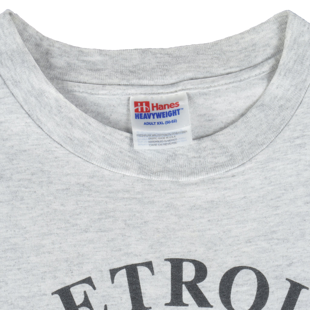 NBA (Hanes) - Detroit Pistons T-Shirt 1990s XX-Large Vintage Retro Basketball