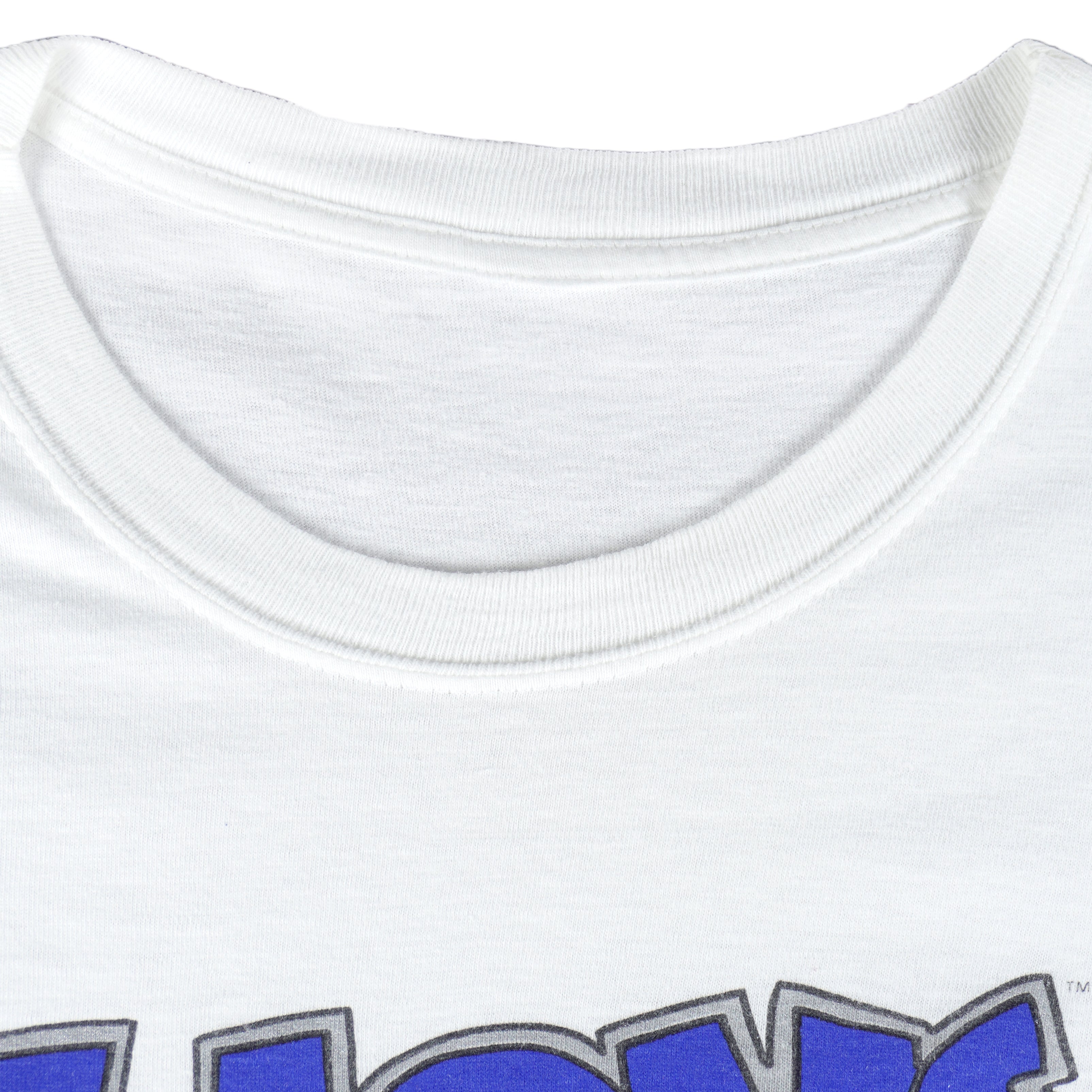 NFL - Detroit Lions Hunt Club Caricature Single Stitch T-Shirt 1991 Large Vintage Retro Football