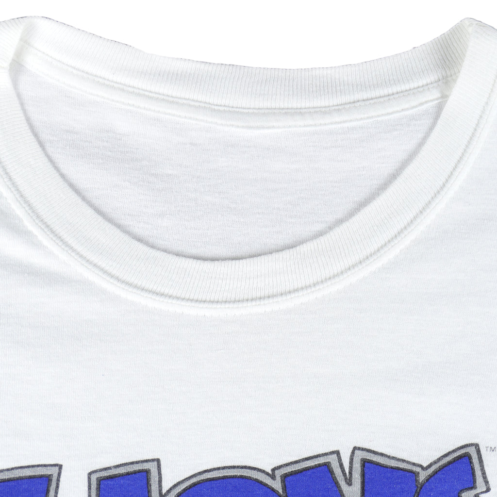 NFL - Detroit Lions Hunt Club Caricature Single Stitch T-Shirt 1991 Large Vintage Retro Football