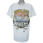 NFL (Shirt Xplosion) - Baltimore Ravens Inaugural Season T-Shirt 1996 X-Large Vintage Retro Football