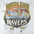 NFL (Shirt Xplosion) - Baltimore Ravens Inaugural Season T-Shirt 1996 X-Large Vintage Retro Football