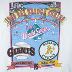 MLB (Nutmeg) - San Francisco Giants VS Oakland Athletics Matchups T-Shirt 1989 Large Vintage Retro Baseball