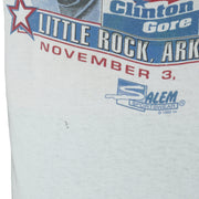 Vintage (Salem) - Clinton/Gore Presidential Election "Clinton Wins!" T-Shirt 1992 Large