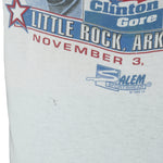 Vintage (Salem) - Clinton/Gore Presidential Election "Clinton Wins!" T-Shirt 1992 Large