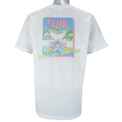 Vintage (Camel) - Beach Club Wish You Were Here T-Shirt 1990s X-Large