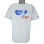 NHL (Gildan) - Toronto Maple Leafs It's A Canadian Game Molson T-Shirt 1990s X-Large