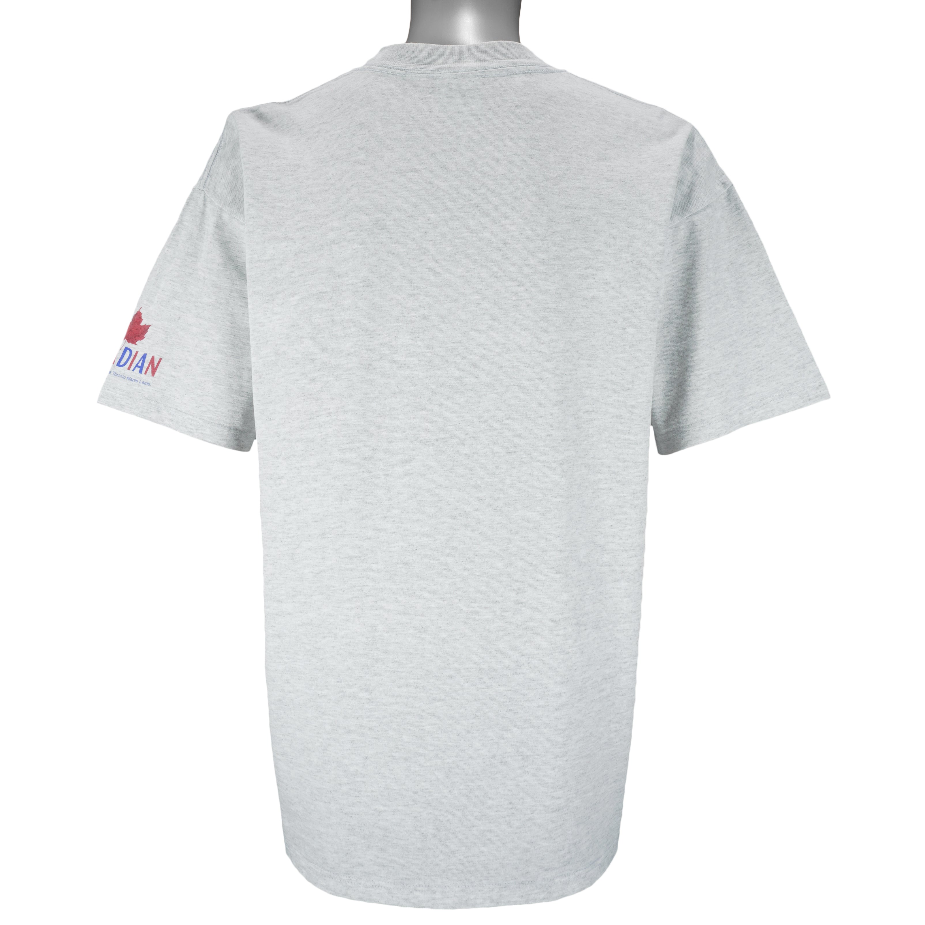NHL (Gildan) - Toronto Maple Leafs It's A Canadian Game Molson T-Shirt 1990s X-Large